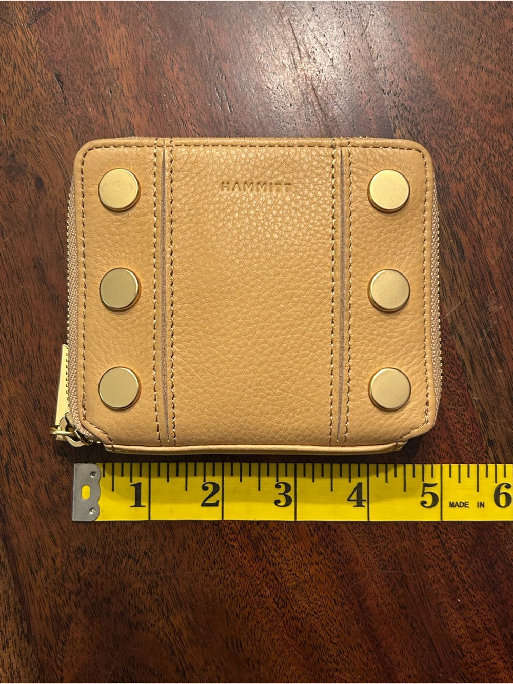 Hammitt Five North Wallet — Biscotti Tan & Gold Hardware — New Without Tags - Picture 10 of 11